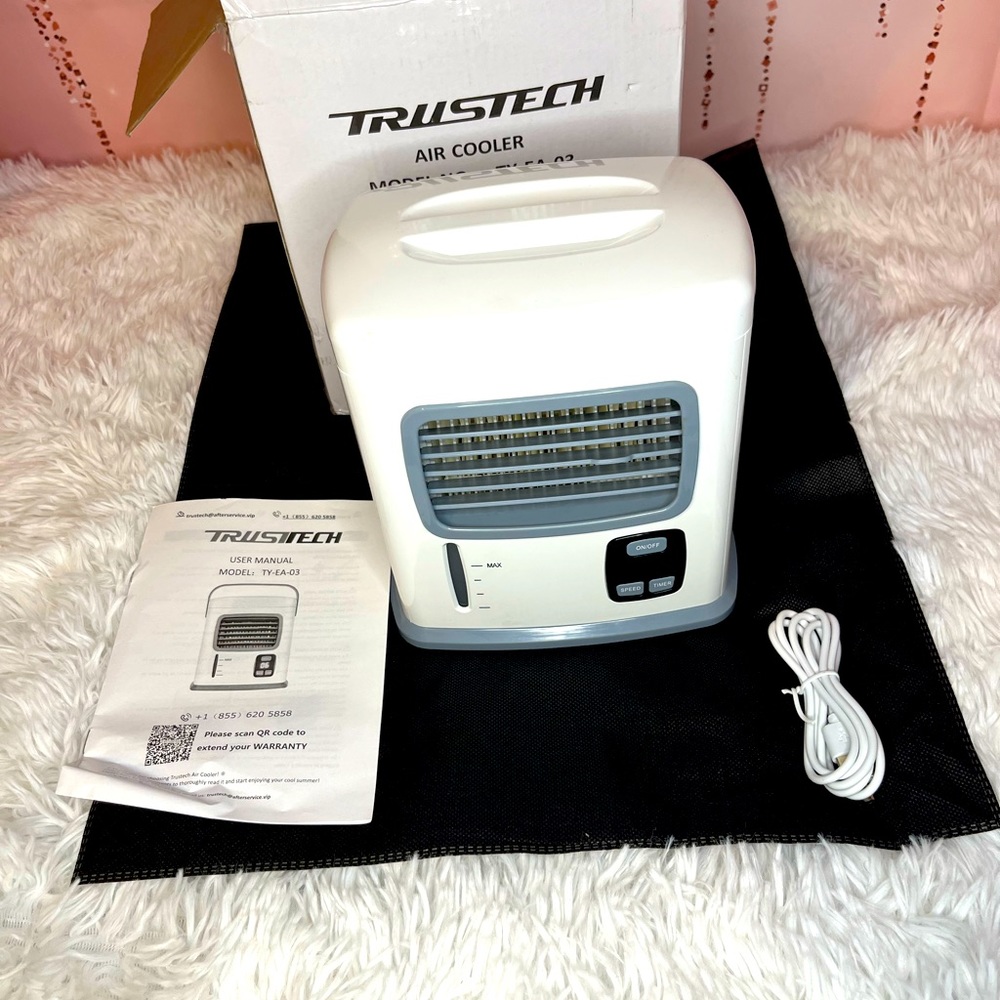 Portable 3 in 1 Air Cooling Cooler - Personal Mini Air Conditioner Fan - Picture 4 of 16
